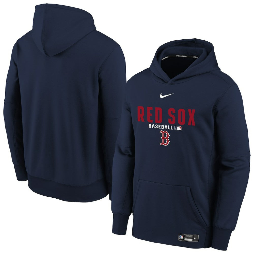 Boston Red Sox Nike Youth Authentic Collection Therma-FIT Hoodie - Navy - Nike Discount