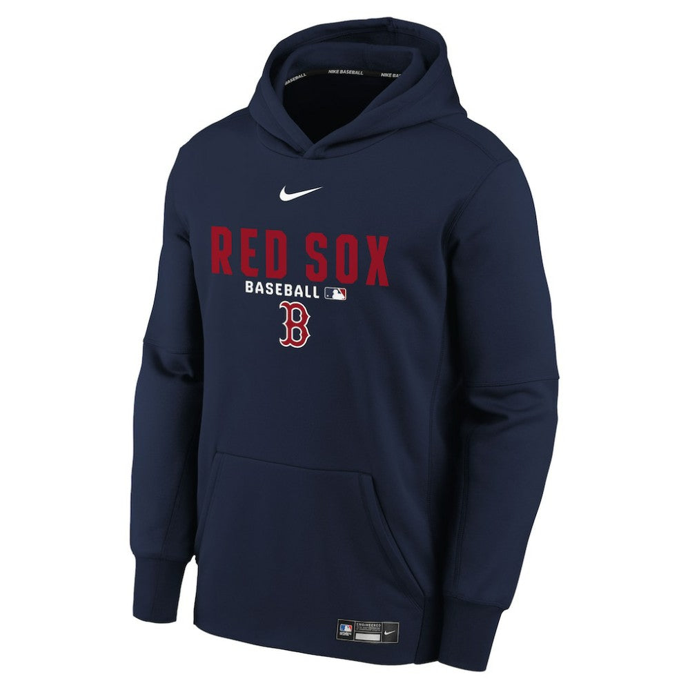 Boston Red Sox Nike Youth Authentic Collection Therma-FIT Hoodie - Navy - Nike Discount