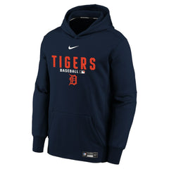 Detroit Tigers Nike Youth Authentic Collection Therma-FIT Hoodie - Navy - Nike Sale