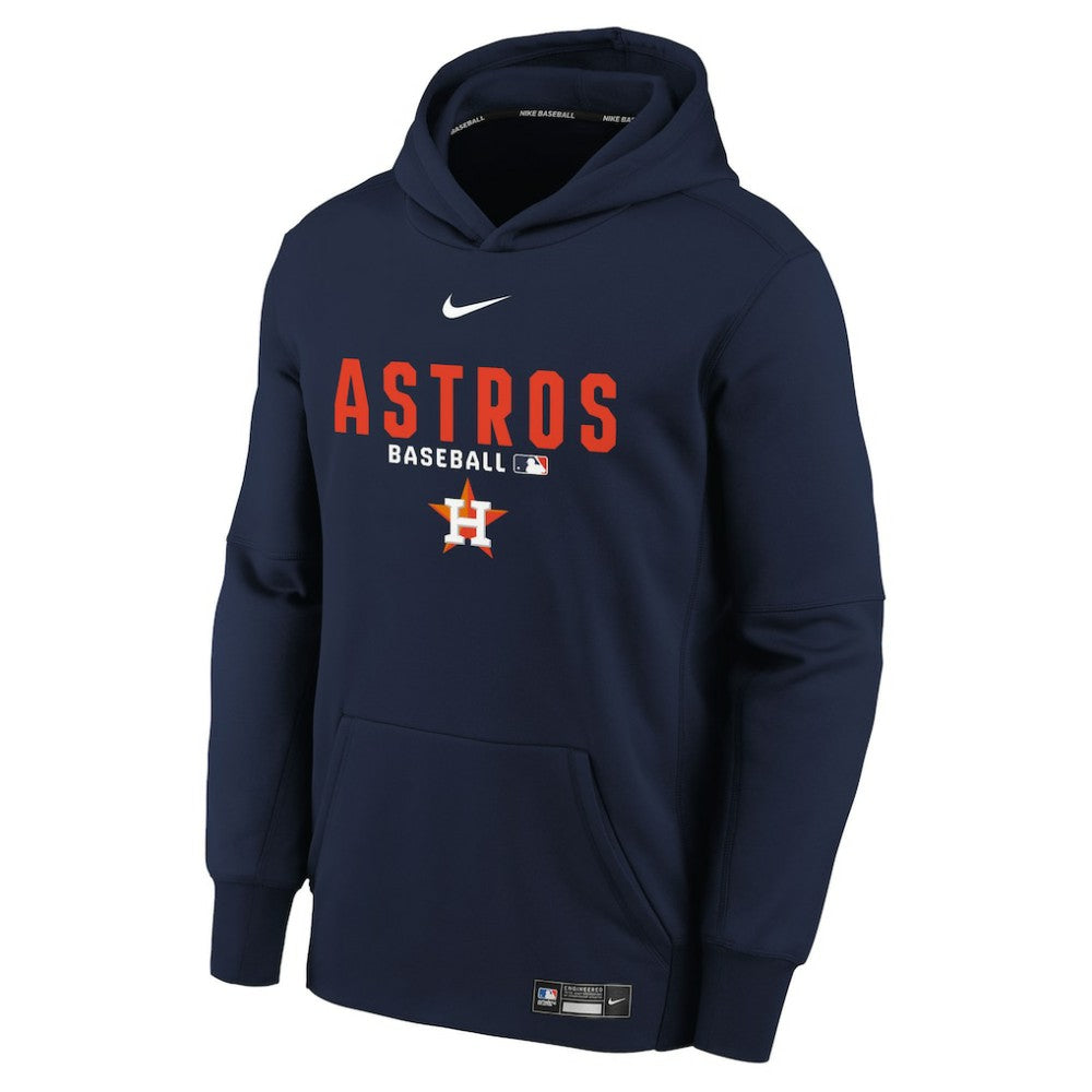 Houston Astros Nike Youth Authentic Collection Therma-FIT Hoodie - Navy - Nike on Sale