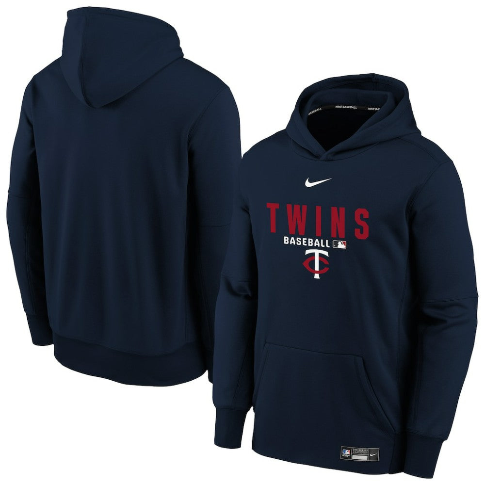 Minnesota Twins Nike Youth Authentic Collection Therma-FIT Hoodie - Navy - Nike Online