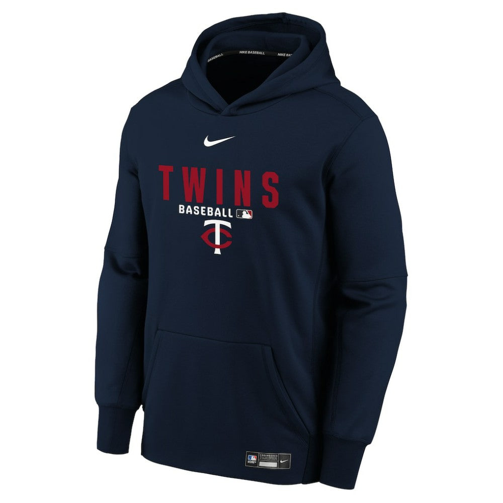 Minnesota Twins Nike Youth Authentic Collection Therma-FIT Hoodie - Navy - Nike Online
