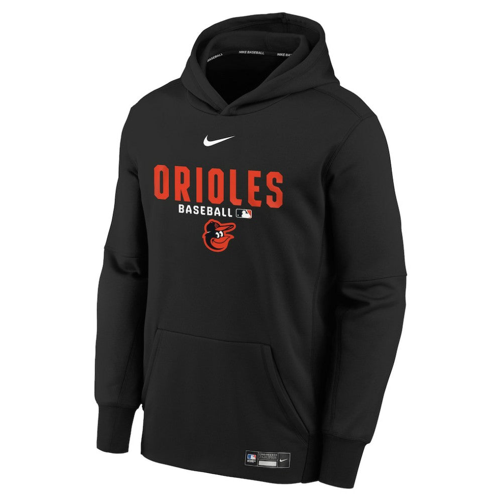 Baltimore Orioles Nike Youth Authentic Collection Therma-FIT Hoodie - Black - Nike on Sale