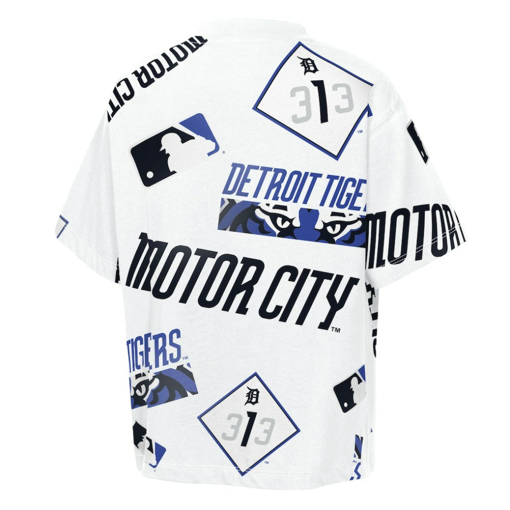 Detroit Tigers Outerstuff Youth Circus Catch T-Shirt - White - MLB Online