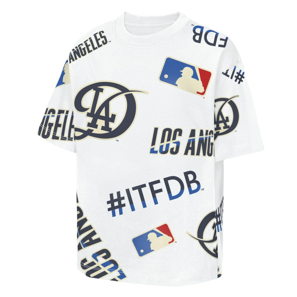 Los Angeles Dodgers Outerstuff Youth Circus Catch T-Shirt - White - MLB Online