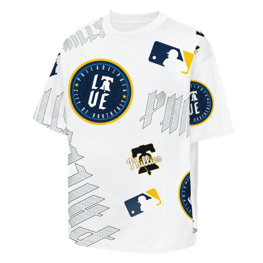 Philadelphia Phillies Outerstuff Youth Circus Catch T-Shirt - White - MLB Online