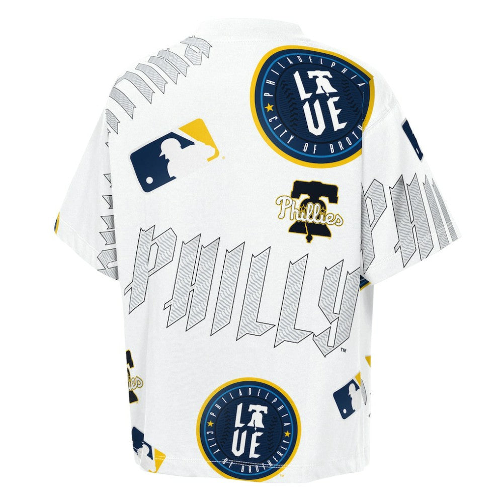 Philadelphia Phillies Outerstuff Youth Circus Catch T-Shirt - White - MLB Online