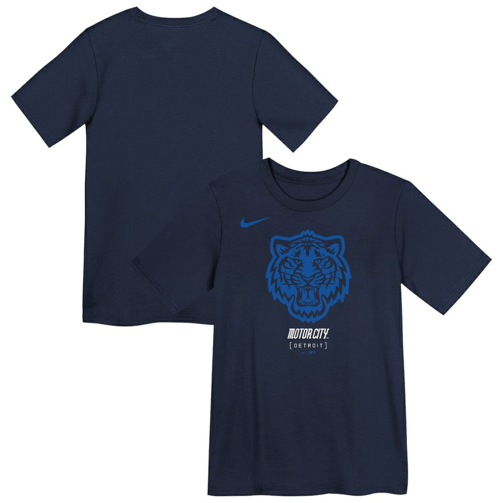 Detroit Tigers Nike Preschool City Connect Logo T-Shirt - Navy - Nike Lifestyle