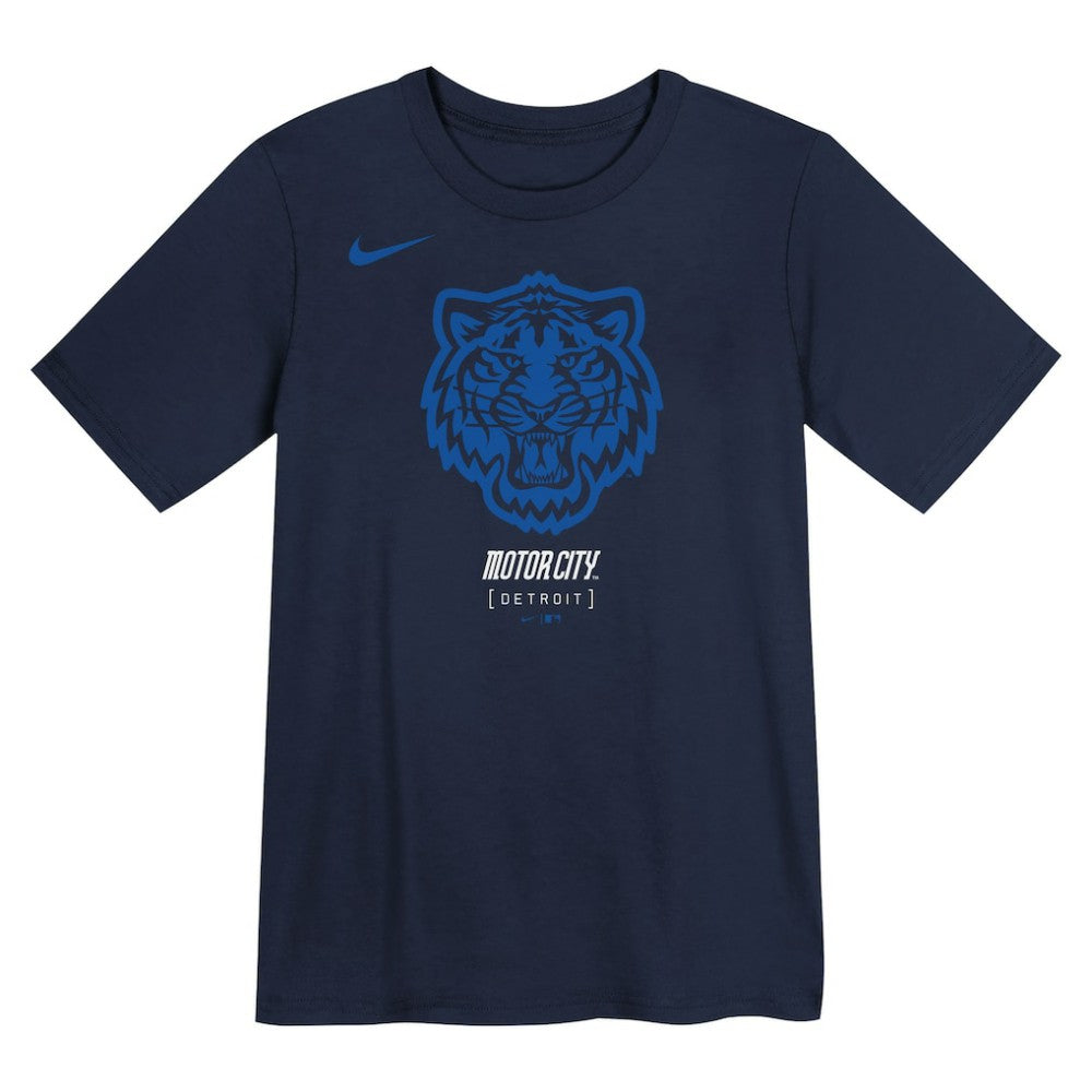 Detroit Tigers Nike Preschool City Connect Logo T-Shirt - Navy - Nike Lifestyle