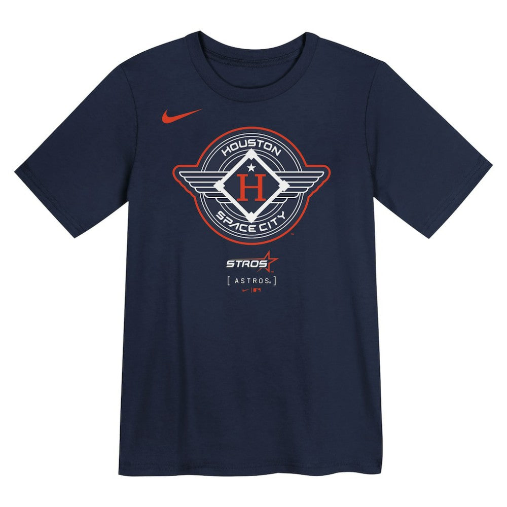 Houston Astros Nike Preschool City Connect Logo T-Shirt - Navy - Nike Lifestyle