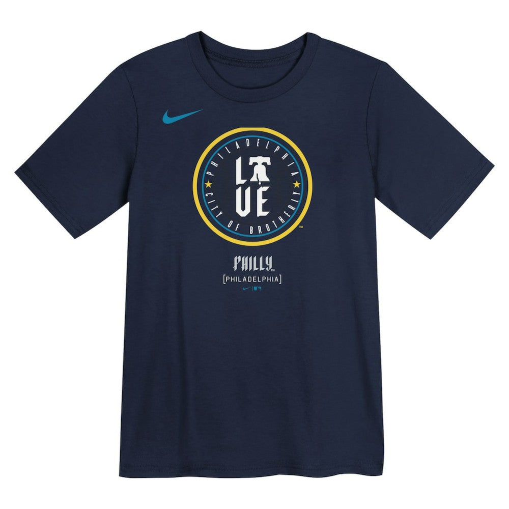 Philadelphia Phillies Nike Preschool City Connect Logo T-Shirt - Navy - Nike Sale