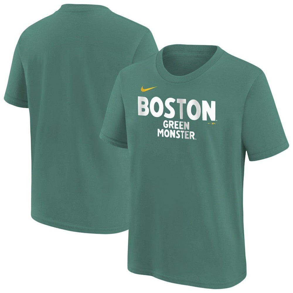 Boston Red Sox Nike Youth City Connect Wordmark T-Shirt - Green - Nike Sale