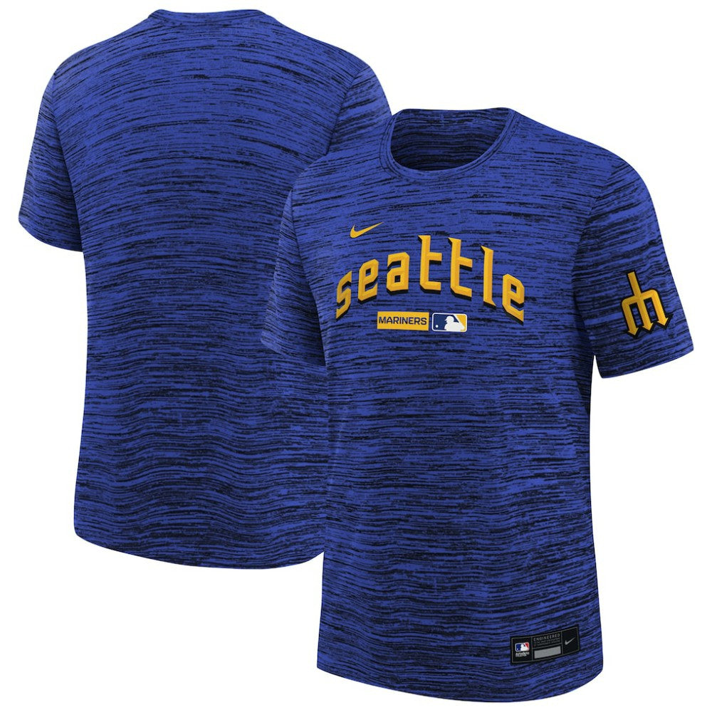 Seattle Mariners Nike Youth City Connect Authentic Collection Velocity Dri-FIT T-Shirt - Navy - Nike Sale