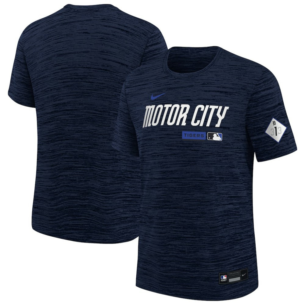 Detroit Tigers Nike Youth Authentic Collection Velocity Dri-FIT T-Shirt - Navy - Nike Sale