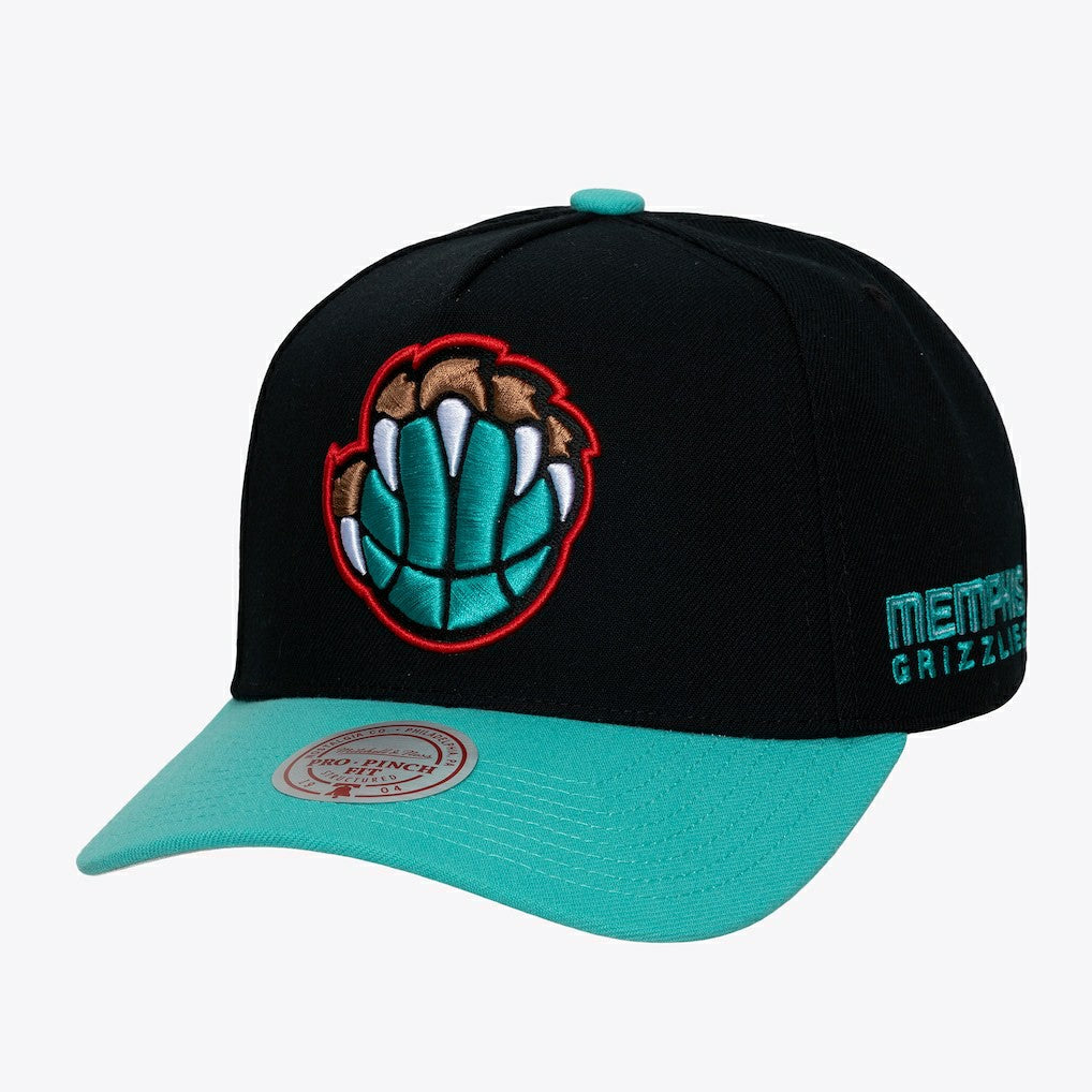 Memphis Grizzlies Hardwood Classics Legendary Away Pro-Pinch Adjustable Hat Black | Mitchell & Ness for sale