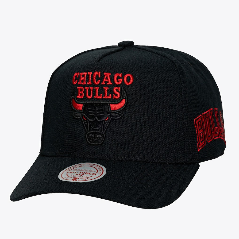 Chicago Bulls Hardwood Classics Legendary Away Pro-Pinch Adjustable Hat Black | Mitchell & Ness online