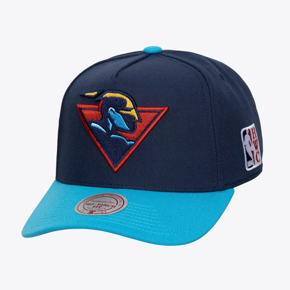 Golden State Warriors Hardwood Classics Legendary Away Pro-Pinch Adjustable Hat for sale Navy | Mitchell & Ness discount