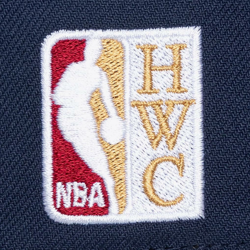 Denver Nuggets Legendary Home Pro Pinch Snapback Hat Navy | Mitchell & Ness online