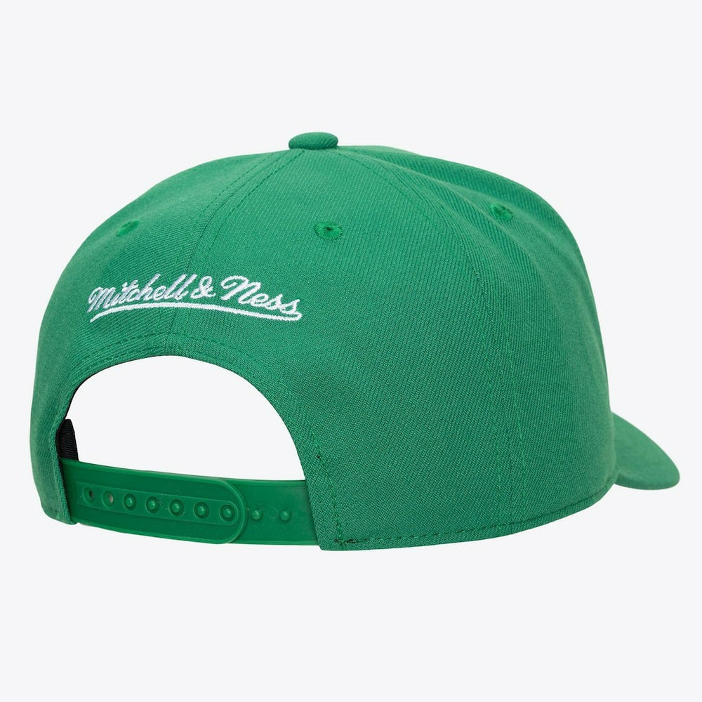 Boston Celtics Legendary Home Pro Pinch Snapback Hat Kelly Green | Mitchell & Ness online