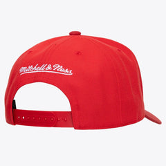 Chicago Bulls Legendary Home Pro Pinch Snapback Hat Red | Mitchell & Ness US