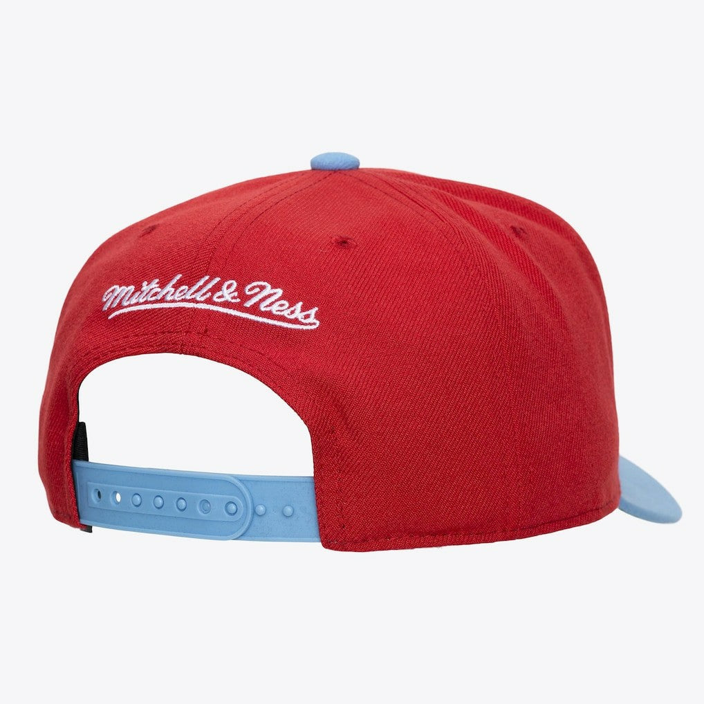 Chicago Bulls Legendary Home Pro Pinch Snapback Hat Red | Mitchell & Ness for sale
