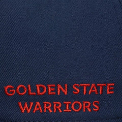Golden State Warriors Legendary Home Pro Pinch Snapback Hat for sale Navy | Mitchell & Ness outlet
