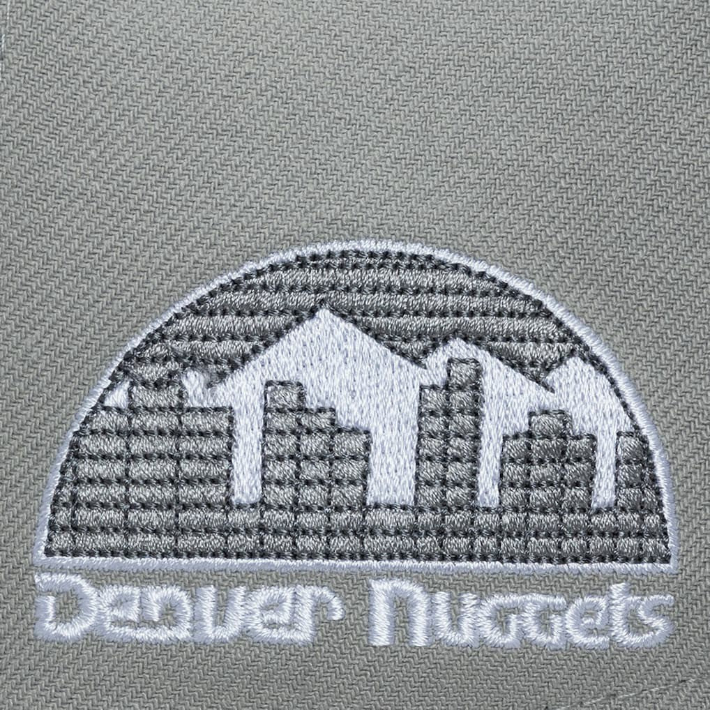 Denver Nuggets Thunderstorm Head Coach Pro Crown Snapback Hat for sale Gray | Mitchell & Ness online