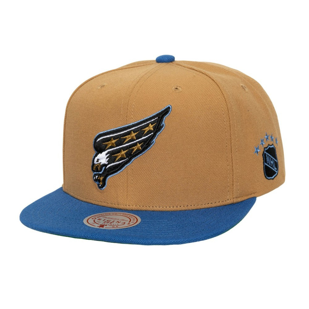 Washington Capitals Mitchell & Ness Legendary Away Snapback Hat - Gold - NHL 203263565