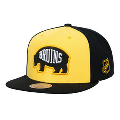 Boston Bruins Mitchell & Ness Legendary Away Snapback Hat - Gold - NHL 203263567