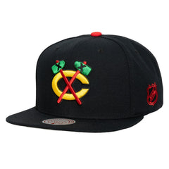 Chicago Blackhawks Mitchell & Ness Legendary Away Snapback Hat - Black - NHL 203263568