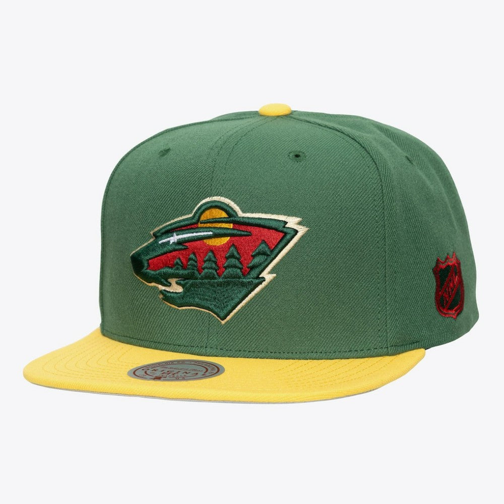 Minnesota Wild Mitchell & Ness Legendary Home Snapback Hat - Green - NHL 203263576
