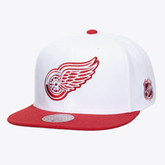 Detroit Red Wings Mitchell & Ness Legendary Home Snapback Hat - White - NHL 203263580