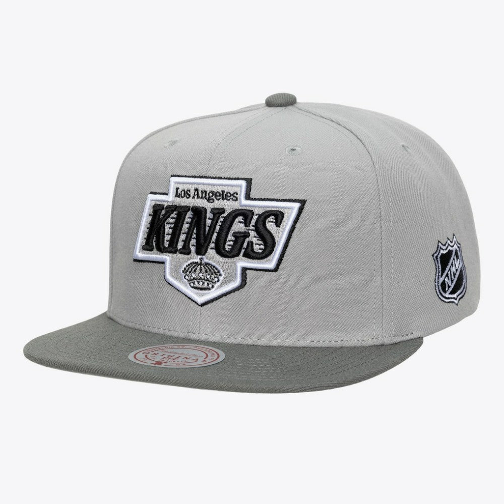 Los Angeles Kings Mitchell & Ness Legendary Home Snapback Hat - Gray - NHL 203263581