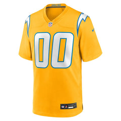 Nike Los Angeles Chargers Alternate Charger Power Game Custom Jersey Gold