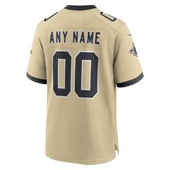 Nike New Orleans Saints Gameday Golds Alternate Custom Game Jersey Gold