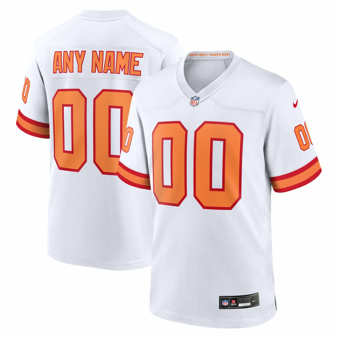 Nike 76 Tampa Bay Buccaneers 50th Season Custom Game Jersey White