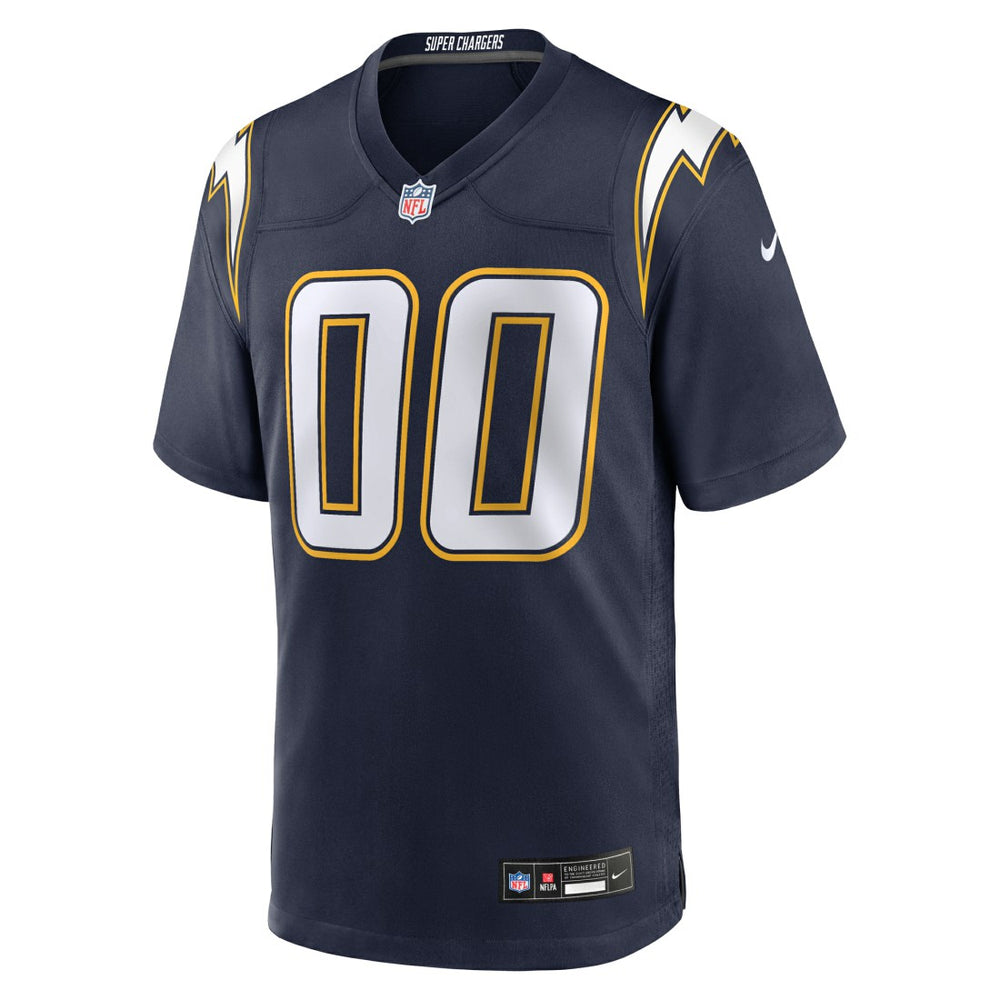 Nike Los Angeles Chargers Alternate Super Chargers Game Custom Jersey Navy