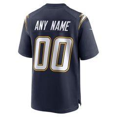 Nike Los Angeles Chargers Alternate Super Chargers Game Custom Jersey Navy