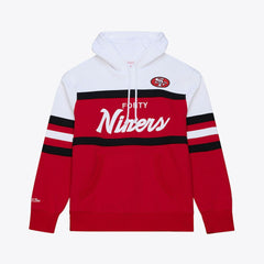 Mitchell & Ness San Francisco 49ers Head Coach Hoodie Scarlet