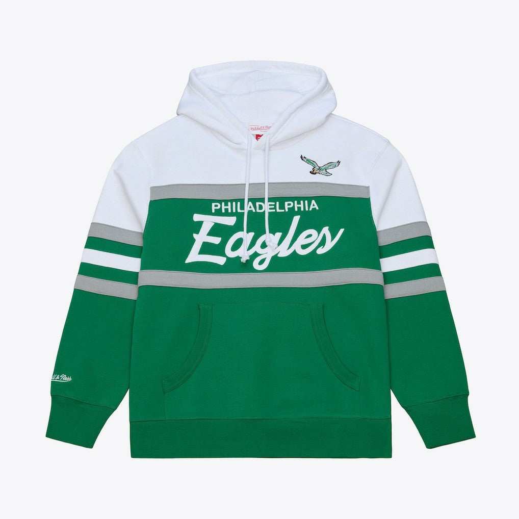 Mitchell & Ness Philadelphia Eagles Head Coach Hoodie Kelly Green