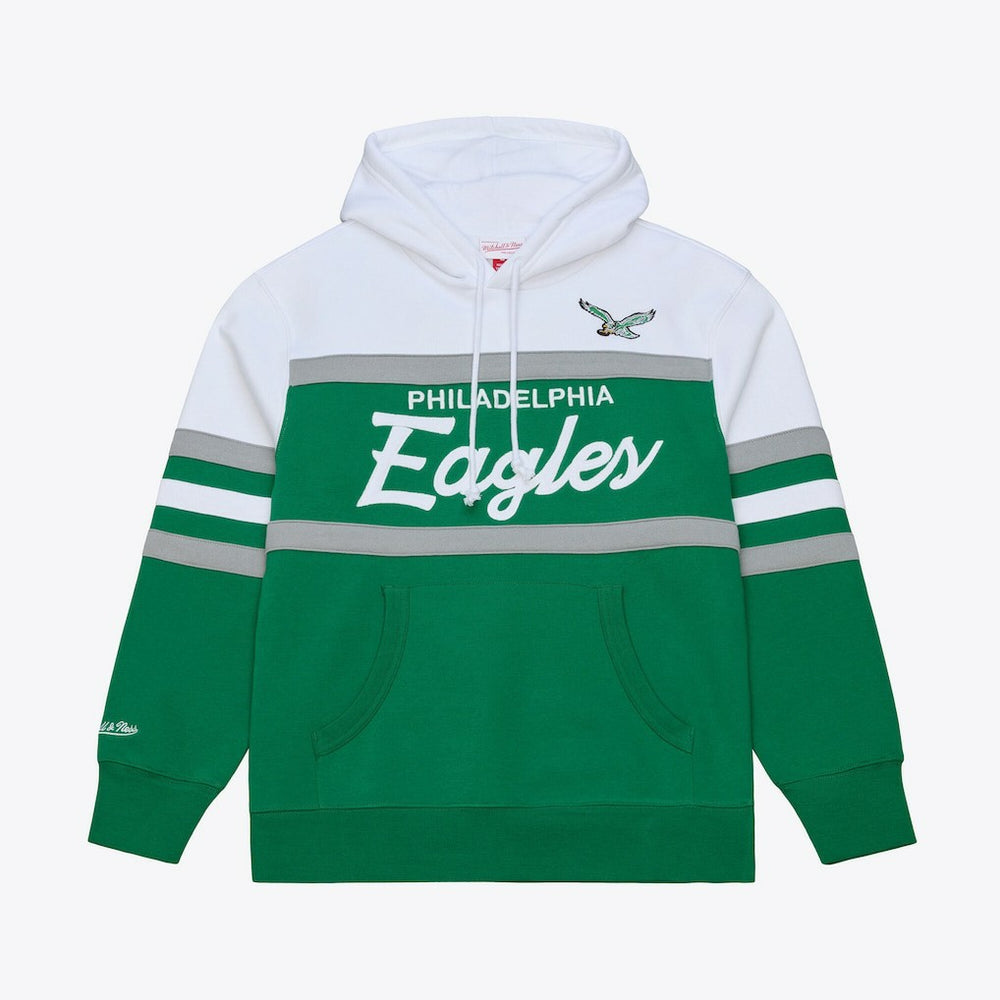 Mitchell & Ness Philadelphia Eagles Head Coach Hoodie Kelly Green