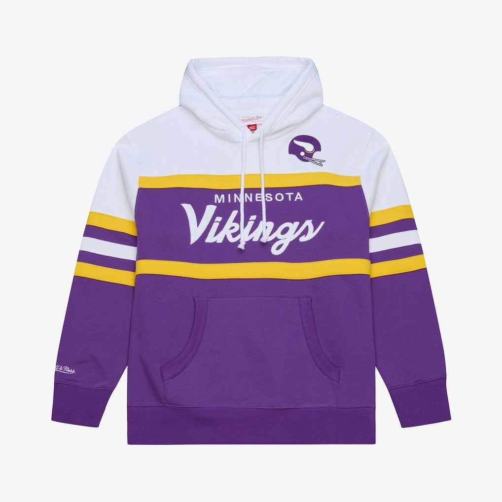 Mitchell & Ness Minnesota Vikings Head Coach Hoodie Purple