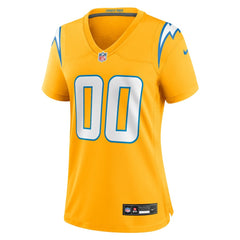 Nike Los Angeles Chargers Women's Alternate Charger Power Game Custom Jersey Gold