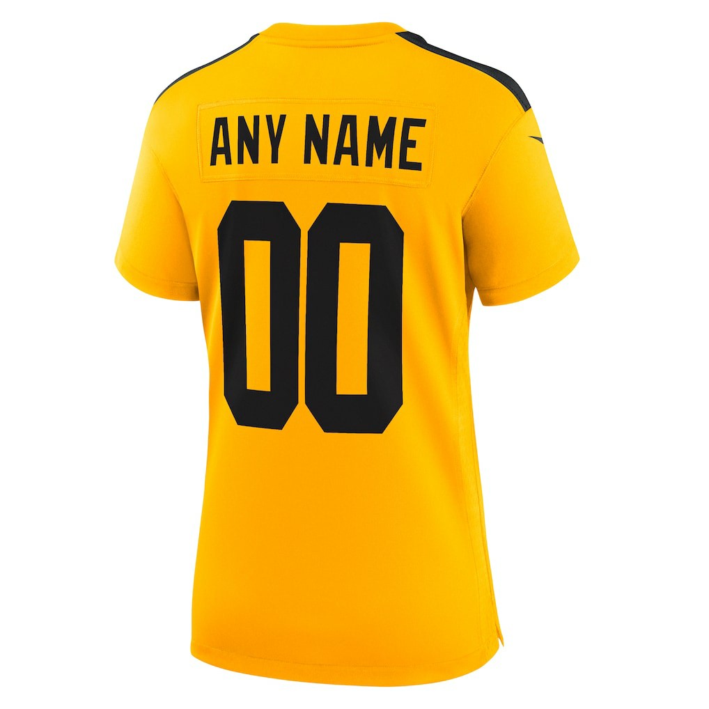 Nike Pittsburgh Steelers Women's Alternate 1933 Throwback Game Custom Jersey Gold