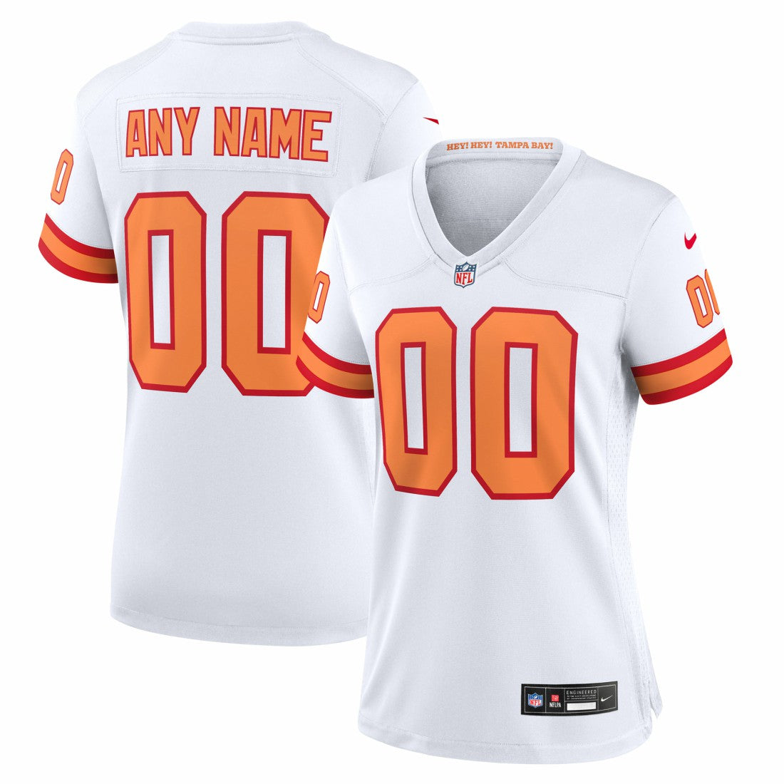 Nike 76 Tampa Bay Buccaneers Women's 50th Season Custom Game Jersey White
