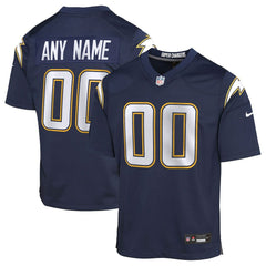 Nike Los Angeles Chargers Youth Alternate Super Chargers Game Custom Jersey Navy