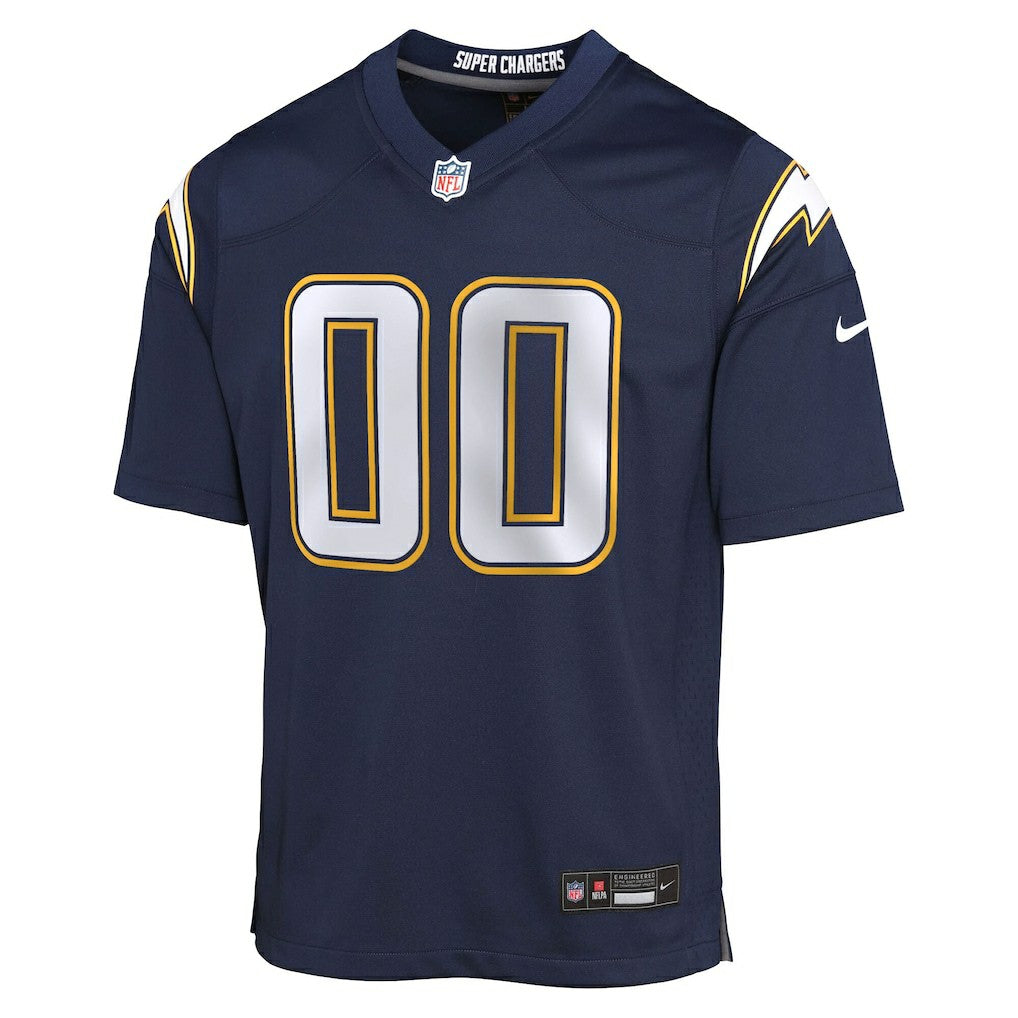 Nike Los Angeles Chargers Youth Alternate Super Chargers Game Custom Jersey Navy