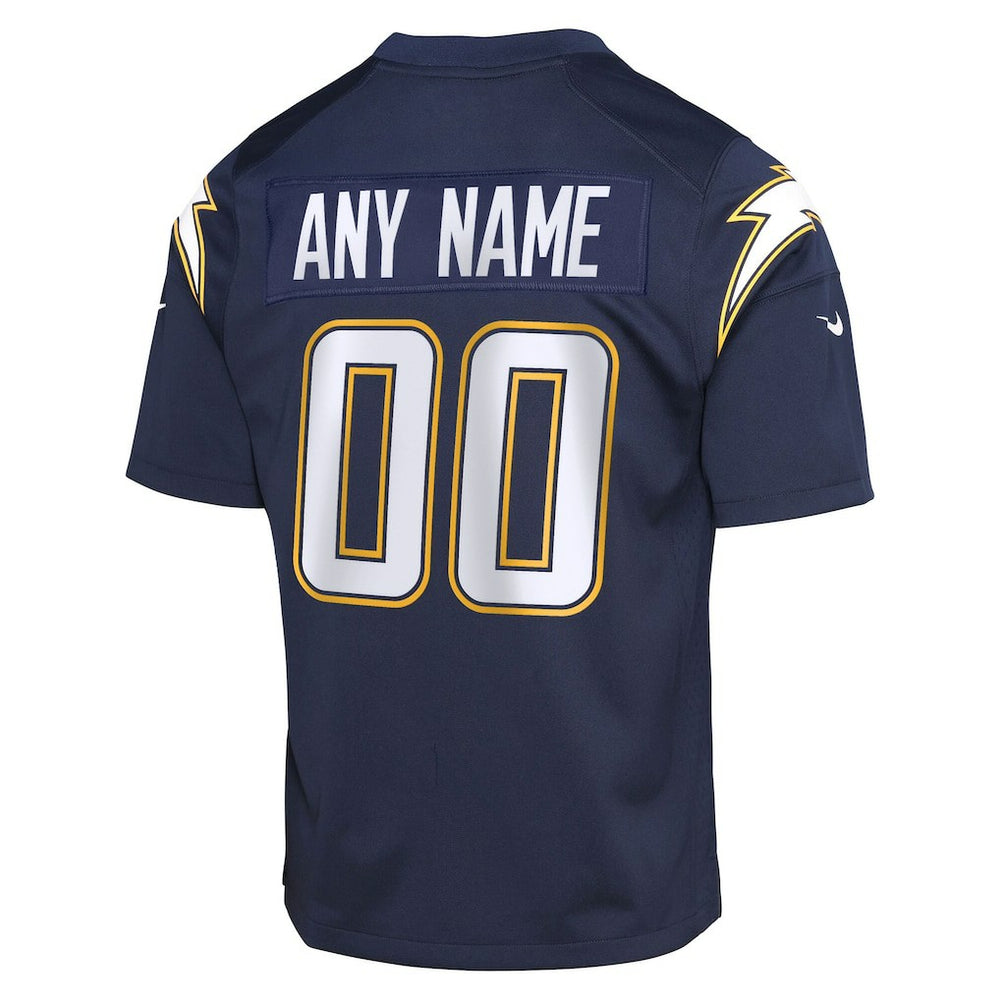 Nike Los Angeles Chargers Youth Alternate Super Chargers Game Custom Jersey Navy