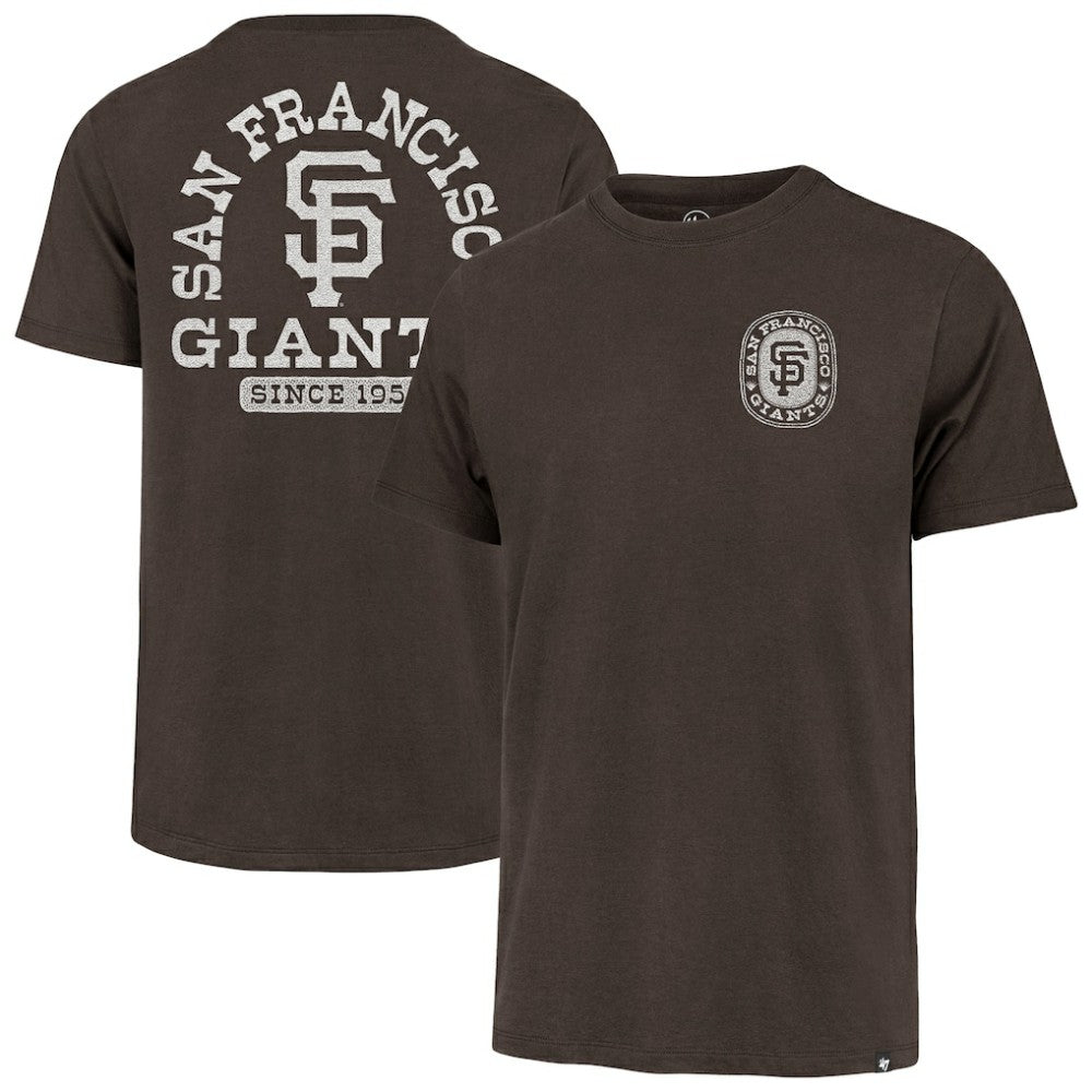 San Francisco Giants '47 Back Canyon Franklin T-Shirt - Brown - 47 brand Lifestyle
