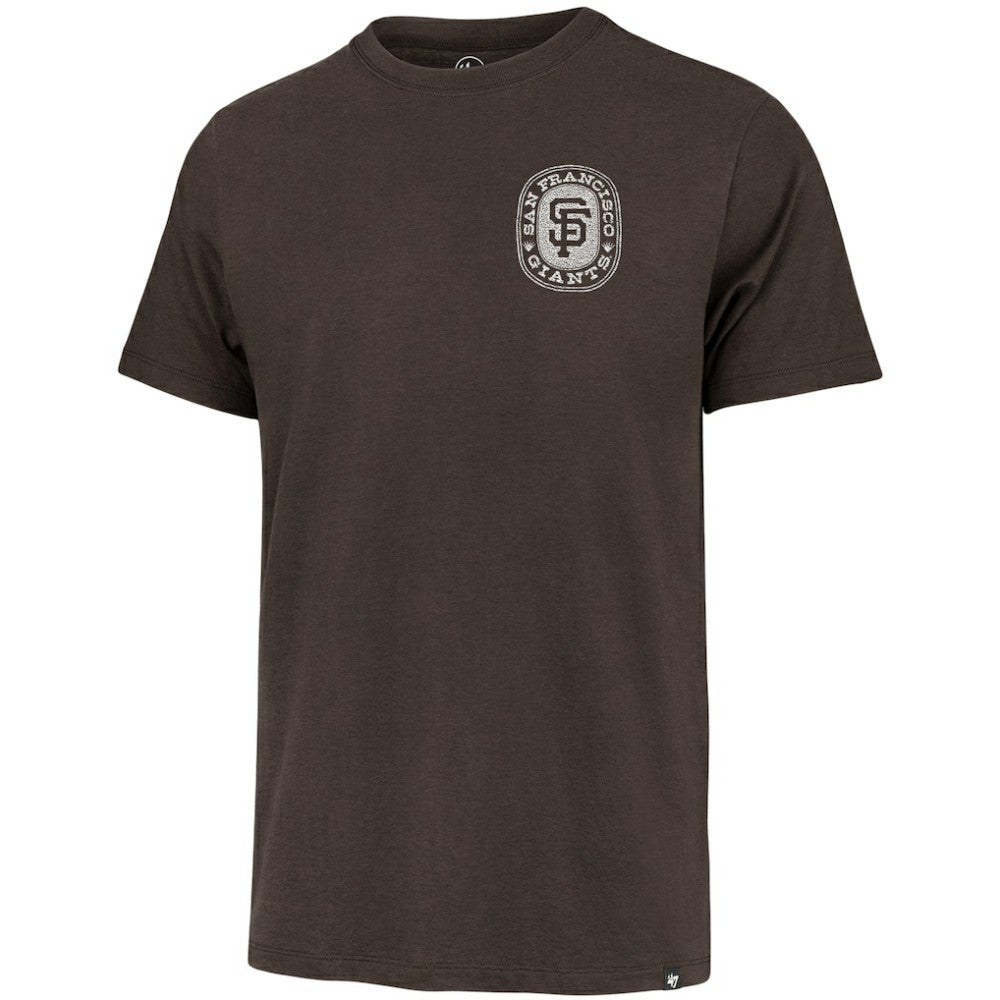 San Francisco Giants '47 Back Canyon Franklin T-Shirt - Brown - 47 brand Lifestyle